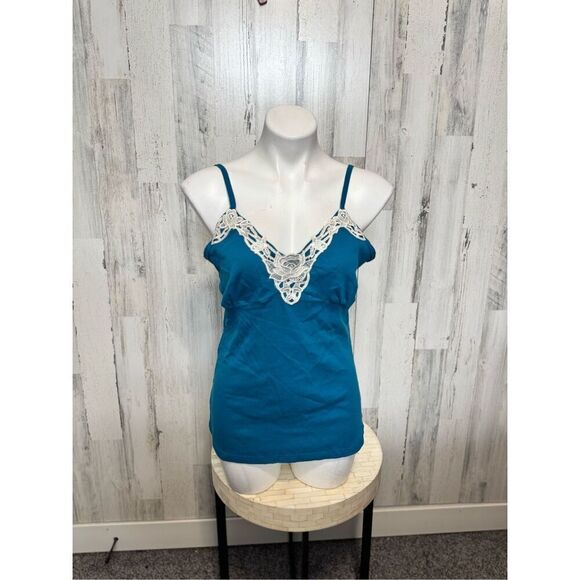 CaliforniaGrown blue tank top - Picture 3 of 9